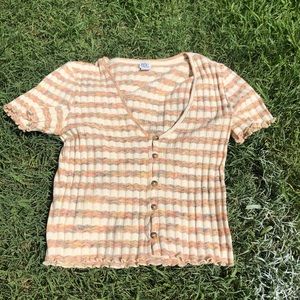 Urban Outfitters Stripped Crop Top